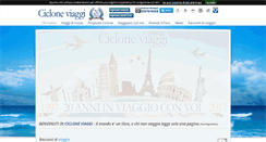 Desktop Screenshot of cicloneviaggi.it